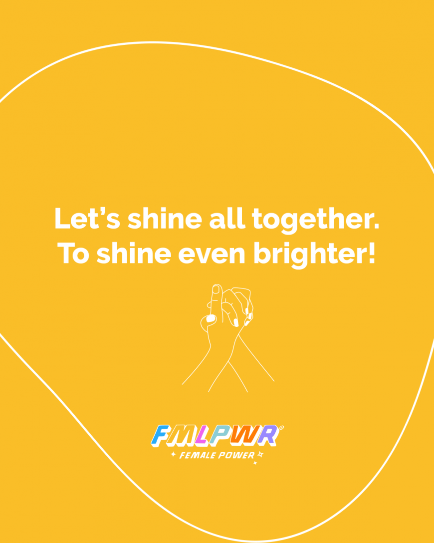 Let's shine all together.